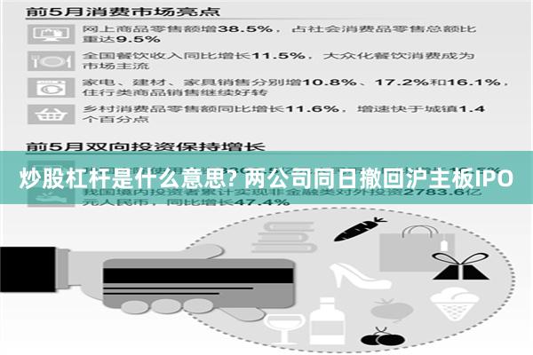 炒股杠杆是什么意思? 两公司同日撤回沪主板IPO
