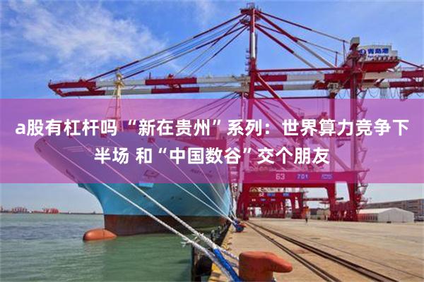 a股有杠杆吗 “新在贵州”系列：世界算力竞争下半场 和“中国数谷”交个朋友