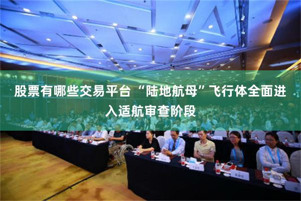 股票有哪些交易平台 “陆地航母”飞行体全面进入适航审查阶段