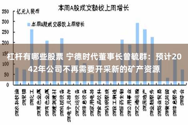 杠杆有哪些股票 宁德时代董事长曾毓群：预计2042年公司不再需要开采新的矿产资源
