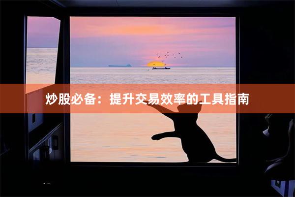 炒股必备：提升交易效率的工具指南