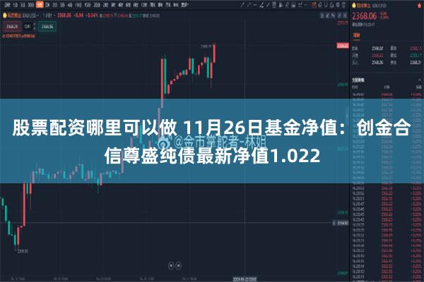 股票配资哪里可以做 11月26日基金净值：创金合信尊盛纯债最新净值1.022
