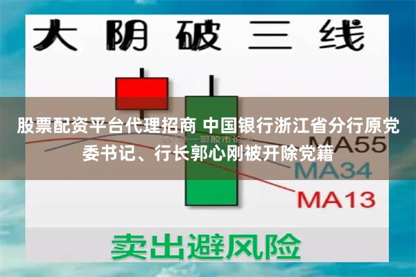 股票配资平台代理招商 中国银行浙江省分行原党委书记、行长郭心刚被开除党籍