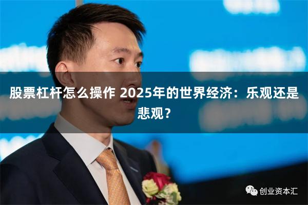 股票杠杆怎么操作 2025年的世界经济：乐观还是悲观？