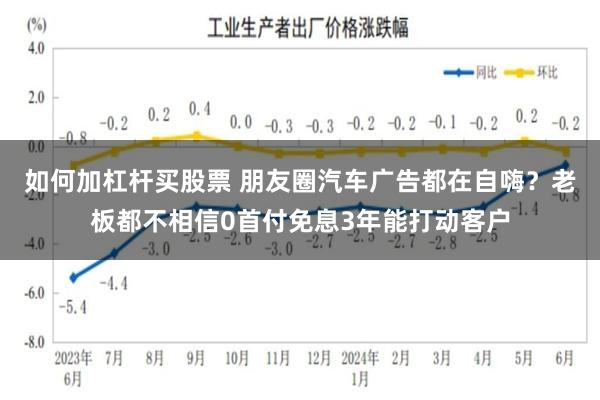 如何加杠杆买股票 朋友圈汽车广告都在自嗨？老板都不相信0首付免息3年能打动客户