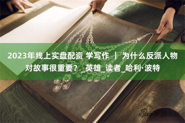 2023年线上实盘配资 学写作 ｜ 为什么反派人物对故事很重要？_英雄_读者_哈利·波特